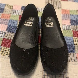 Sparkly Fitflop loafers great used condition